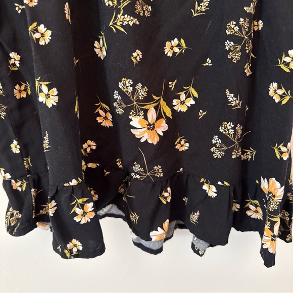 Wild Fable Floral Print Sleeveless Ruffle Apron Front Short Mini Dress Women’s M - Picture 5 of 14